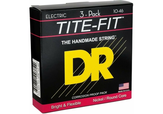 DR Strings MT-10 Tite Fit 3-Pack