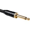 Cascha Advanced Line Guitar Cable Čierna 6 m Rovný - Zalomený