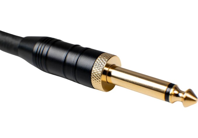 Cascha Advanced Line Guitar Cable Čierna 6 m Rovný - Zalomený