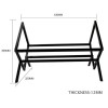Muziker 7'' 10'' 12'' Vinyl Record Metal Assembly Display Holder Stolový stojan na LP platne