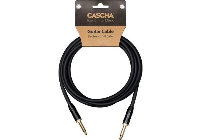 Cascha Professional Line Guitar Cable Nástrojový kábel 6 m Rovný - Rovný