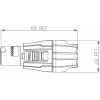 Enova PO23FP-OU Konektor SPEAKON