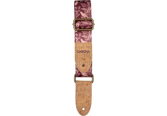 Cascha CUS-VC1 Vegan Cork Popruh pre ukulele Mauve Birds