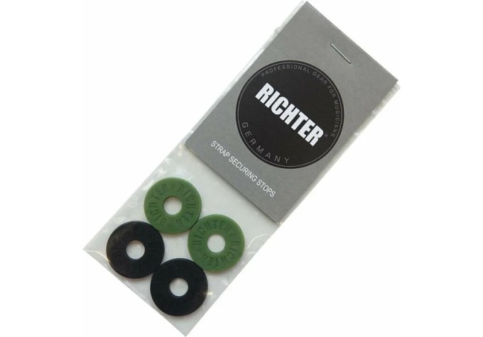 Richter Strap Securing Stops Strap Lock Black / Olive Green