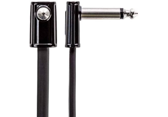 Dunlop MXR DCPR018 Ribbon Patch Cable 18in Čierna 46 cm Zalomený - Zalomený