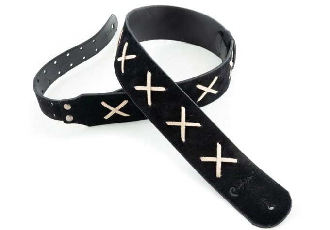 RightOnStraps Legend DG Gitarový pás Čierna