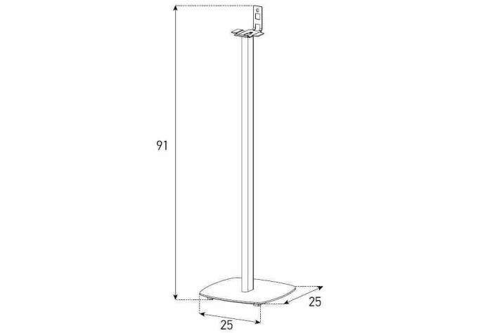Sonorous SP 500 Biela Stojan