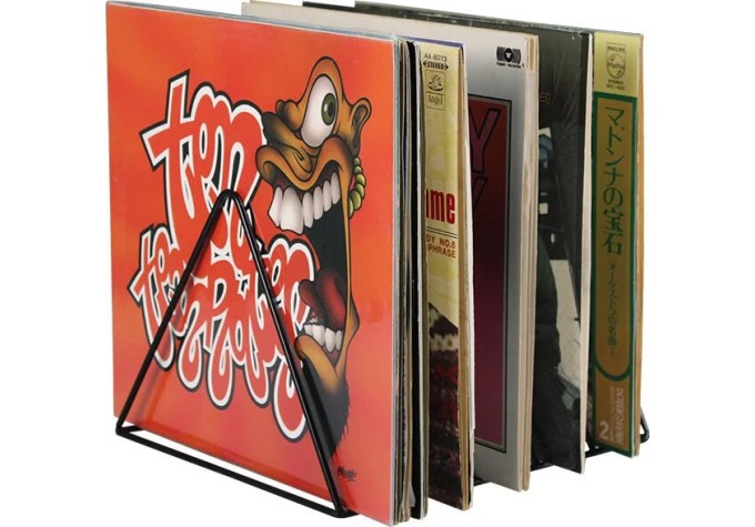 Muziker 12'' Vinyl Record Storage Triangle Stolový stojan na LP platne