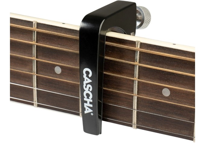 Cascha CACP2A Black Kapodaster pre gitaru