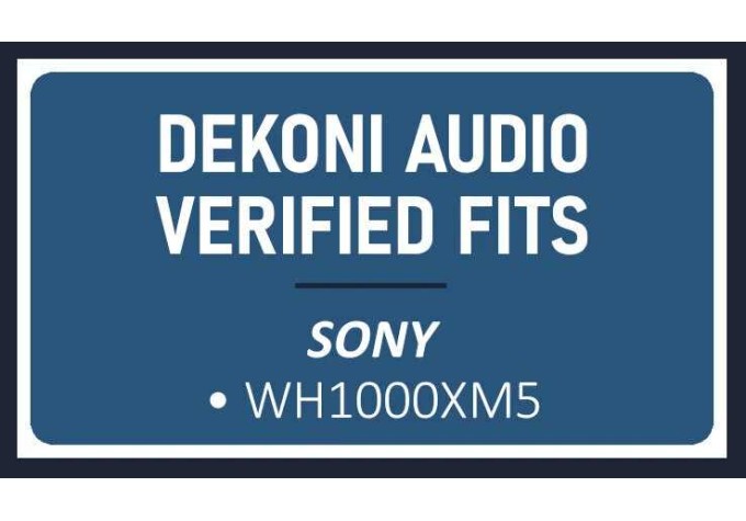 Dekoni Audio EPZ-XM5-CHS Náušníky pre slúchadlá Čierna