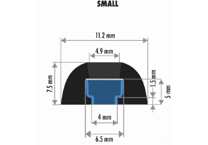 Dekoni Audio ETZ-GPRO2-SM1 Štuple na slúchadlá