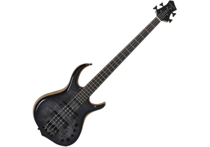 Sire Marcus Miller M7 Swamp Ash-4 2nd Gen Transparent Black