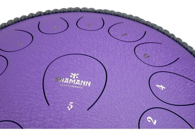 Shamann 14" 13 Notes C-Major Lavender Tongue Drum