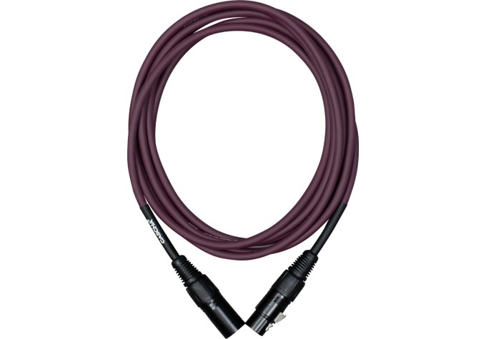 Cascha Standard Line Microphone Cable Fialová 3 m