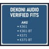 Dekoni Audio EPZ-K371-CHS Náušníky pre slúchadlá Čierna
