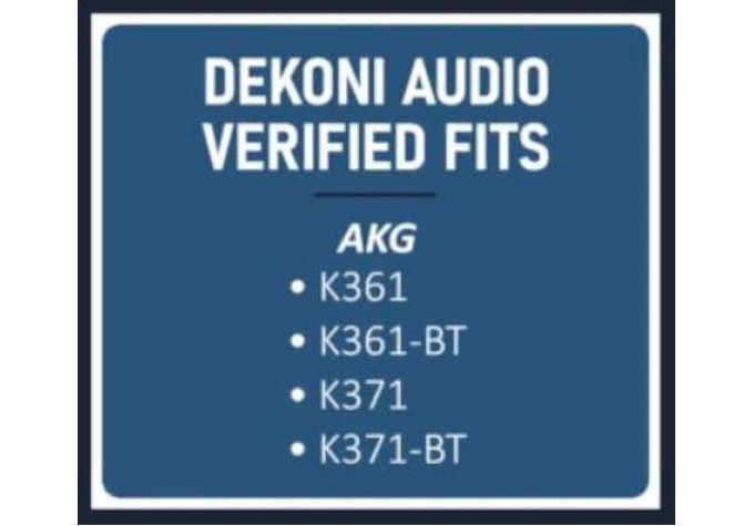 Dekoni Audio EPZ-K371-CHS Náušníky pre slúchadlá Čierna