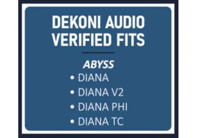 Dekoni Audio EPZ-DIANA-FNSK Náušníky pre slúchadlá Čierna