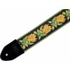 Levys MC8JQ-004 Print Series 2" Woven Guitar Strap Rosa Yellow