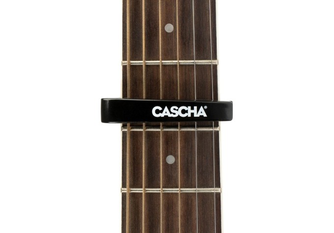 Cascha CACP2A Black Kapodaster pre gitaru