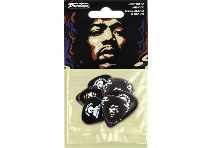 Dunlop Jimi Hendrix Guitar Picks Star 6 Pack