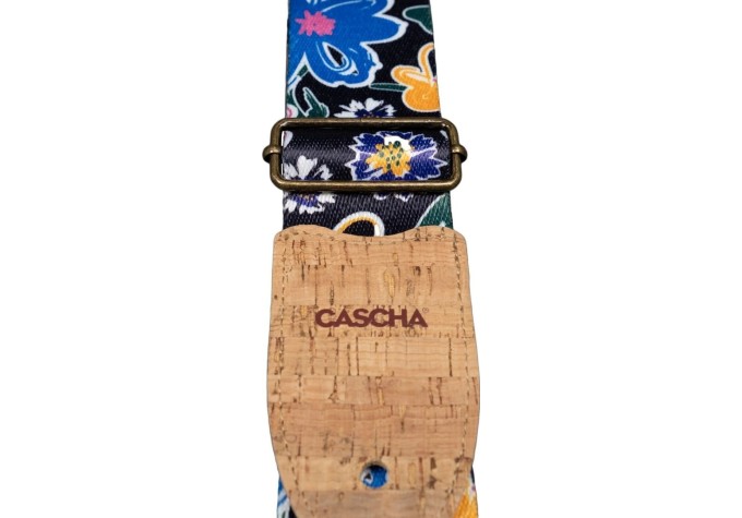 Cascha CGS-VC5 Vegan Cork Gitarový pás Floral Sketch