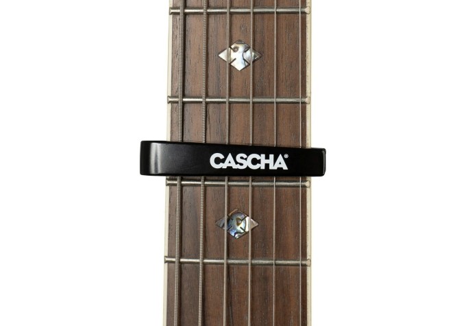 Cascha CACP2A Black Kapodaster pre gitaru
