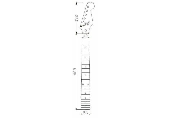 Dr.Parts TL R Telecaster 21 Palisander Gitarový krk