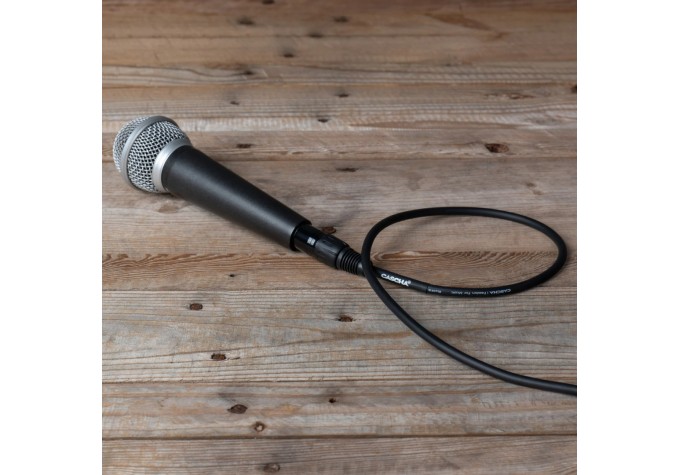 Cascha Standard Line Microphone Cable Čierna 2 m