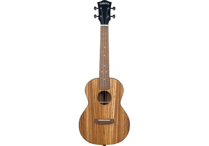 Cascha Tenor Ukulele Zebra Wood Tenorové ukulele Natural