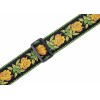 Levys MC8JQ-004 Print Series 2" Woven Guitar Strap Rosa Yellow