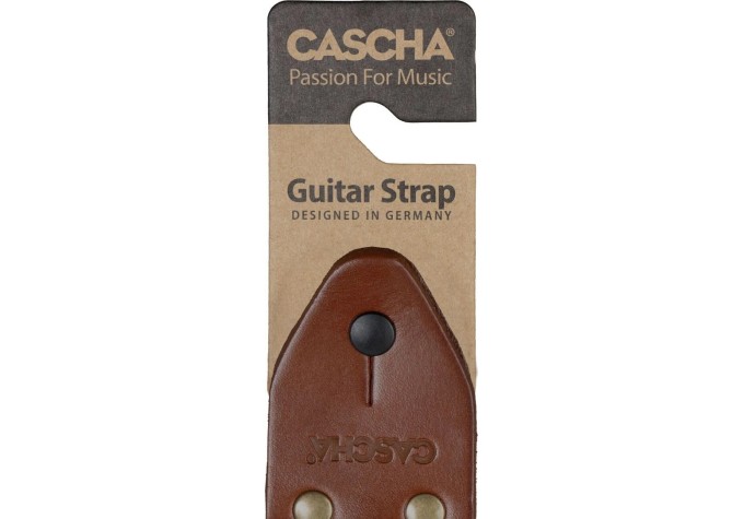 Cascha CGS-CD4 Cotton Gitarový pás Black & White