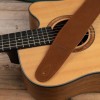 Cascha CGS-SL2 Leather Standard Gitarový pás Brown
