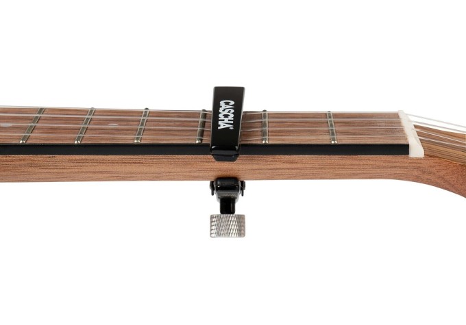 Cascha CACP2A Black Kapodaster pre gitaru