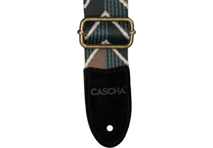 Cascha CUS-JW2 Jacquard Popruh pre ukulele Ethnic Green