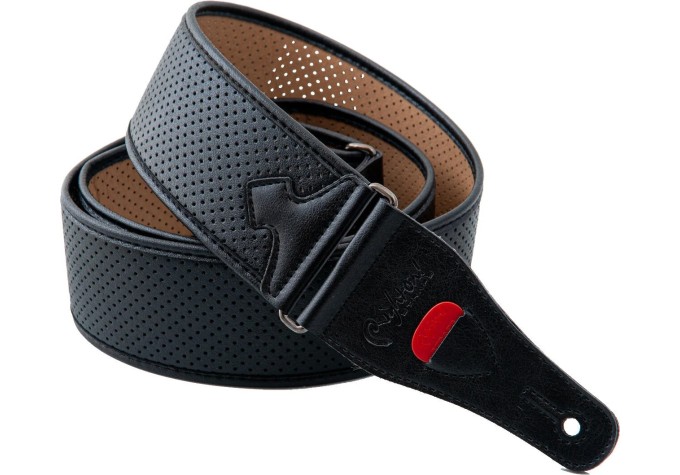 RightOnStraps Steady Special Monte-Carlo Gitarový pás Black