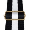 Cascha CGS-CD4 Cotton Gitarový pás Black & White