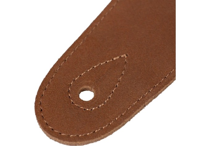Cascha CGS-SL2 Leather Standard Gitarový pás Brown