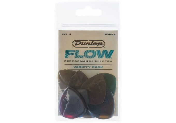 Dunlop PVP114 Flow Performance Picks 8 Pack