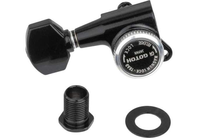 Gotoh SG381 MG-T 07 6R B Black Chrome Ladiaca mechanika pre gitaru
