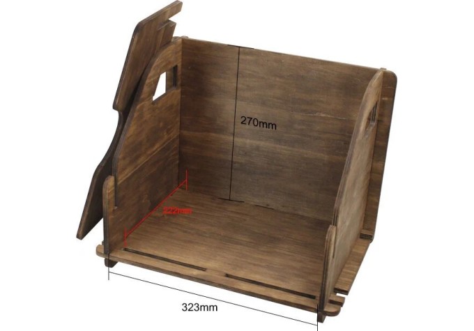 Muziker Self-Assembly Plywood Box na LP platne