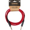 Cascha Advanced Line Guitar Cable Červená 9 m Rovný - Rovný