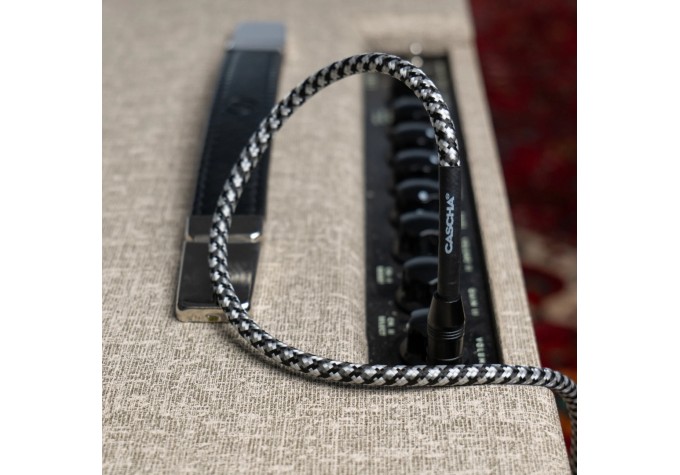 Cascha Professional Line Guitar Cable 9 m Rovný - Rovný Nástrojový kábel