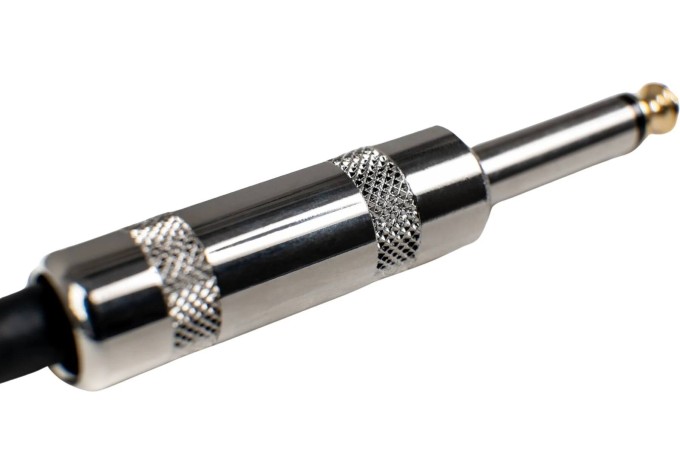 Cascha Standard Line Guitar Cable Čierna 6 m Rovný - Zalomený