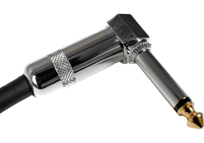 Cascha Standard Line Guitar Cable Čierna 6 m Rovný - Zalomený