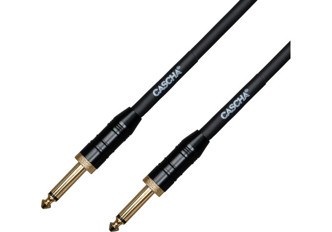 Cascha Professional Line Guitar Cable Nástrojový kábel 6 m Rovný - Rovný