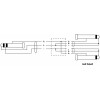 Cordial CFY 0,9 WPP 90 cm Audio kábel