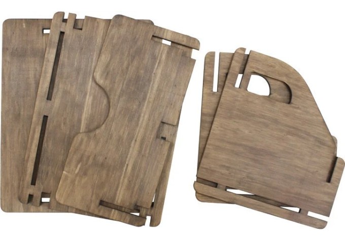 Muziker Self-Assembly Plywood Box na LP platne