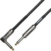 Cascha Standard Line Guitar Cable Čierna 6 m Rovný - Zalomený