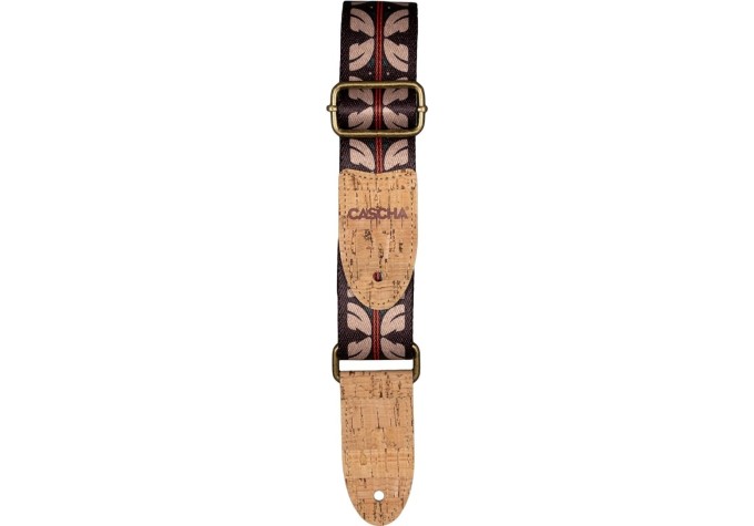 Cascha CUS-VC10 Vegan Cork Popruh pre ukulele Ethnic Red Stripes