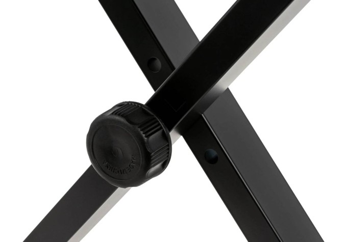 Revoltage KB2025BLK Kovová klavírna stolička Black
